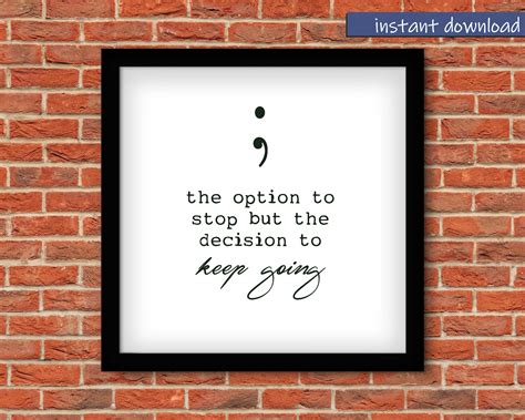 semicolon symbol mental health.